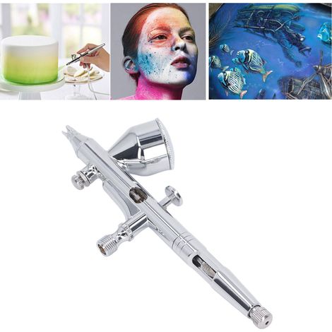Le kit aérographe en acier inoxydable 180 est adapté à la pulvérisation de peinture sur les maquettes. (1/5)