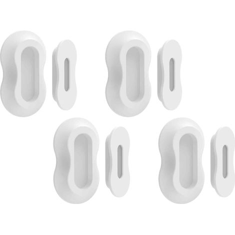 Soporte Magnético para Mando a Distancia - Imán N52 con Recubrimiento de Silicona - Montaje en Pared sin Taladrar - Para TV y Aire Acondicionado - Pack de 4 (1/5)