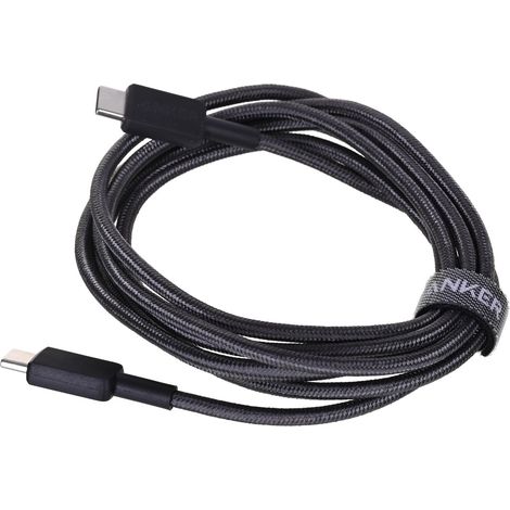 Câble Anker 322 USB-C vers USB-C 1,8 m noir (1/5)
