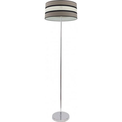1xe27 wohnzimmer stand karla 1xe27 taupe/beige 149x40x40 cm