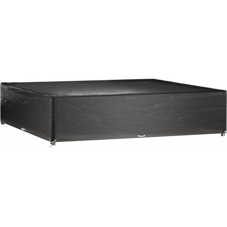 Maison Exclusive - Copri Mobili da Giardino 2pz 16 Occhielli 240x240x55cm Quadrato