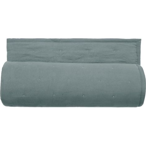 Couvre lit matelassé microfibre lavée "Céleste" toutes dimensions Vent du sud - Céleste Lichen - 180 x 240 cm pour lit 1 place - Céleste Lichen -