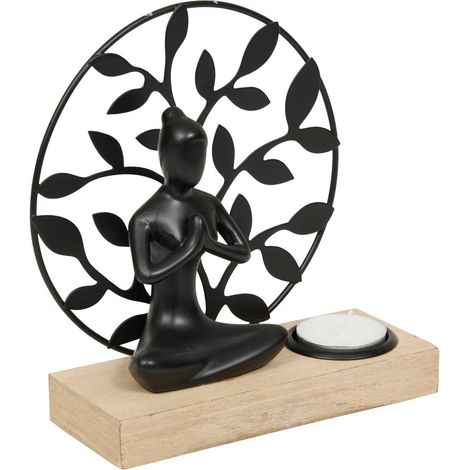 Barattolo per candele yogi 15x6cm - Atmosphera créateur d'intérieur