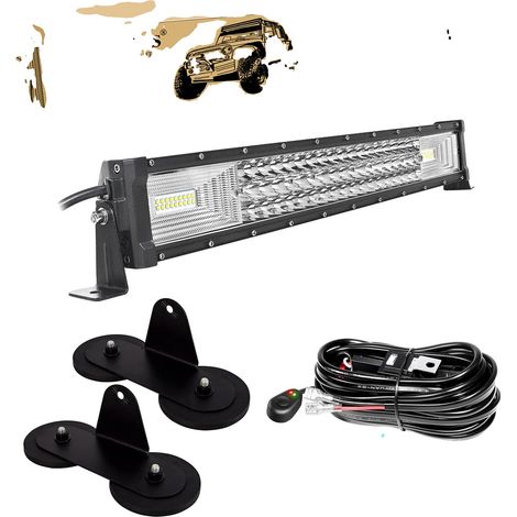 Barra luminosa a LED, lunghezza regolabile, design impermeabile, cavo da 22 pollici (56 cm) e 270 W. (1/2)
