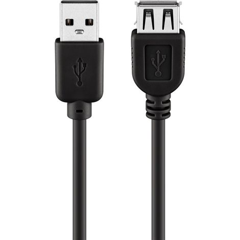 GOOBAY USB 2.0 Hi-Speed extension A/A, 68905, 5 m, noir (1/2)