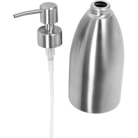 Distributeur de Savon Inoxydable 500ml pour Cuisine et Salle de Bain (1/5)