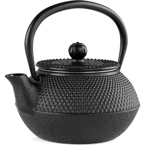 Orbegozo tth-500 Teekanne tetsubin Gusseisen - traditionelles japanisches Design - Fassungsvermögen 500ml - emailliertes Innenleben - Filter de Edelstahl - geeignet für alle Arten de von Bränden (1/2)