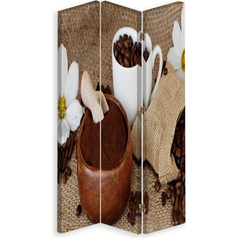 Paravento bilaterale 360, Caffਠmacinato - 110x170 (1/5)