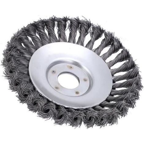 pair Jardin - Rotatif - Accessoires - Tondeuse à gazon à roue métallique - Disque de désherbage - Brosse de désherbage à fil minifinker (1/4)