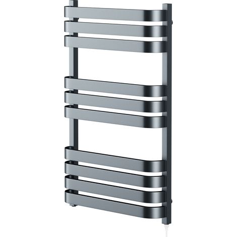 Vasco Anthracite 800mm x 500mm Electric Heated Towel Rail (1/5)