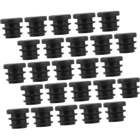 Lot de 100 embouts ronds en plastique pour pieds de meubles, réduisant (1/5)