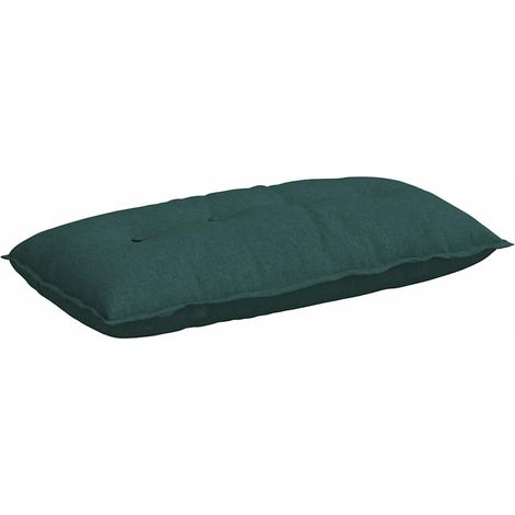 Back Pillow Dark Green 100 x 19 x 50 cm Fabric vidaXL (1/5)