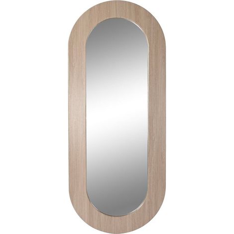 Miroir élégant vertical en bois pour déco chic - (1/4)