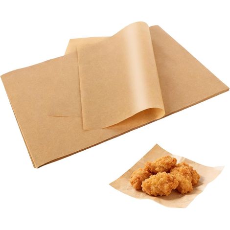 200 Feuilles de Papier Cuisson, 20 x 30 cm Papier Sulfurisé en Feuilles antiadhésif, pour cuisson au four, cuisson, grillage et friture