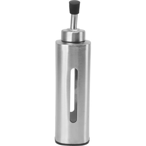220-ml-Ölflasche aus Edelstahl, rechteckige Flasche für Olivenöl, Essig und Sojasauce (1/5)