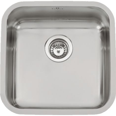 Fregadero de un seno en inox Mexico 19 cm(alto) 45 cm(ancho) 45 cm(largo) (1/2)