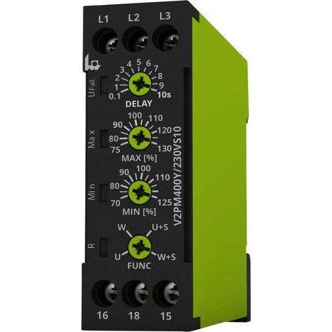 Relais de surveillance 230 - 400 V/AC 1 inverseur (RT) tele V2PM400Y/230VS10 1 pc(s) Y419371 (1/2)