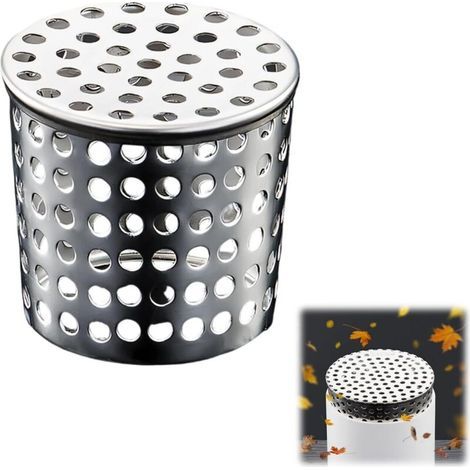 Grille de filtration pour sortie de drainage - anti-rongeurs - couvercle de protection en acier inoxydable pour gouttière de toit- convient aux drains de toit plat- aux drains d'avant-toit et aux gout (1/5)