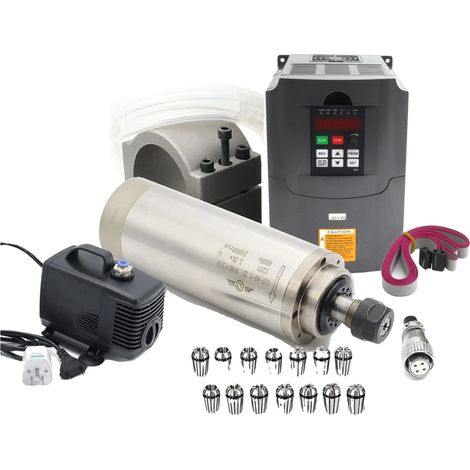 Moteur à broche, refroidi par eau, performance à haute vitesse, Ensemble complet 220V (1/2)