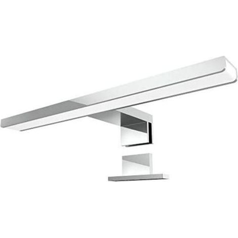 Wasserdichte und beschlagfreie Phare-LED-Leuchte mit länglicher Form und Aluminiumklammern, ideal für Badezimmer, Toiletten, Spiegel, Möbel oder Wandbeleuchtung (1/5)