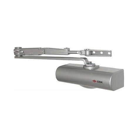 SPINGIPORTA CHIUDIPORTA AEREO ARGENTO C1416.03 CISA SPINGIPORTA COLORE ARGENTO