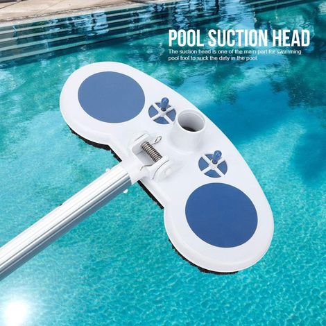 Poolreinigungsaufsatz, 13-Zoll-Profi-Poolreinigungsset, Poolpflege-Grundausstattung, Poolsaugkopf, Poolreinigungszubehör (1/5)