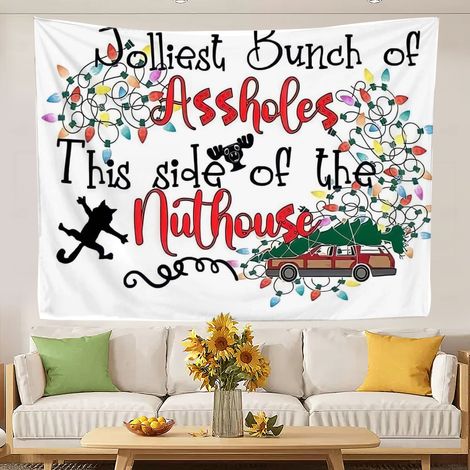 Grande tapisserie au design tendance, idéale pour la chambre à coucher, séchage rapide, pour la maison ou le dortoir. 100x75cm (1/5)