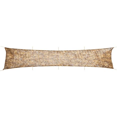 Tarnnetz mit Aufbewahrungstasche 844x142 cm Sandfarbe