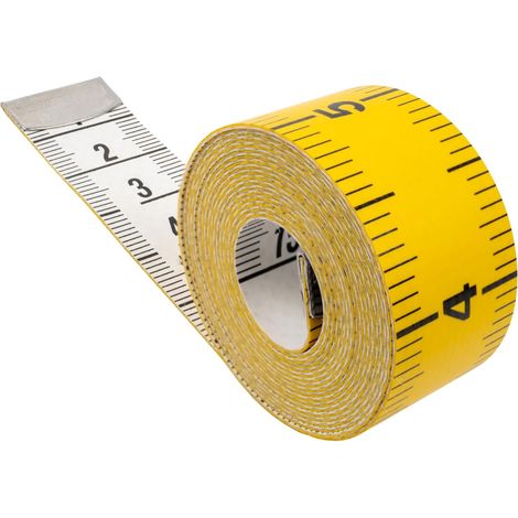 Mètre ruban de tailleur d'une longueur totale de 150 cm,mètre ganse 2 en 1 avec graduation en cm et en pouces,vêtements de mesure,graisse corporelle,cordon à mesurer en fibre de verre (1/5)