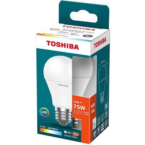 LED TOSHIBA ESSENTIAL - A60 E27 10W 2700K