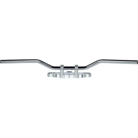Volante TRW ZF de acero de 22 mm, clásico, acabado cromado brillante.