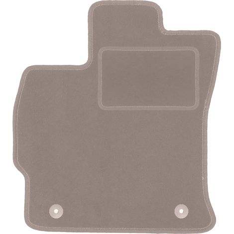 Alfombrilla beige para el conductor de Toyota Prius III Plus hatchback (2011-2015)