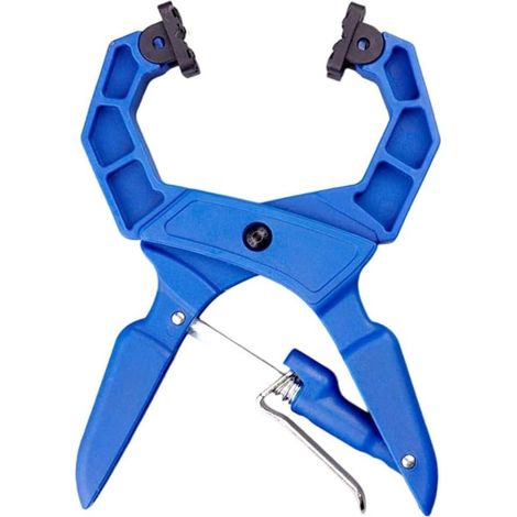 Pince bois, ouverture 50mm, bleu, pour menuiserie et collage (1/5)