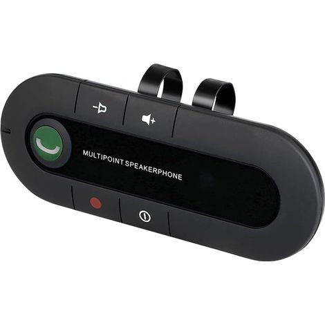 Pare-soleil de voiture, kit mains libres Bluetooth 5.0, récepteur d'appel Bluetooth, lecteur de musique sans fil (1/5)