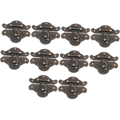 LABRIMP - Verrous et vis en alliage de zinc pour boîtes bois, lot (1/5)