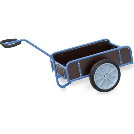 Fetra Handwagen mit Wänden 250mm hoch 845x545mm Ladefläche Vollgummibereifung (1/3)