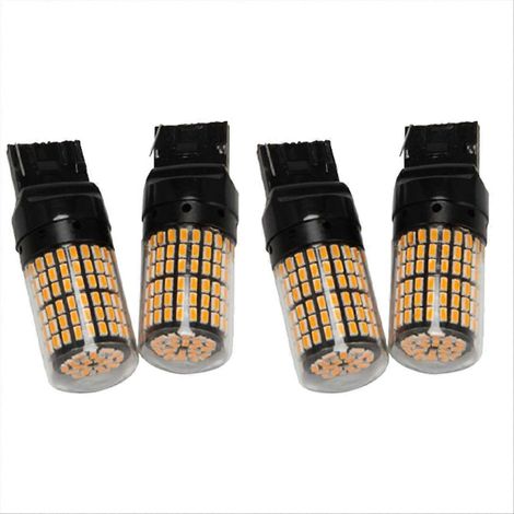 Lot de 4 ampoules SMD 144 feux de recul et clignotants, sans erreur ni clignotement rapide. (1/5)