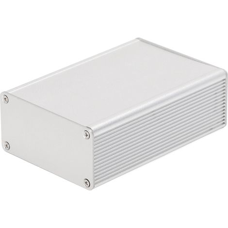 Boîtier en alliage d'aluminium pour circuit imprimé, sablé et oxydé, étanche et léger, pour instruments de bricolage. (1/5)
