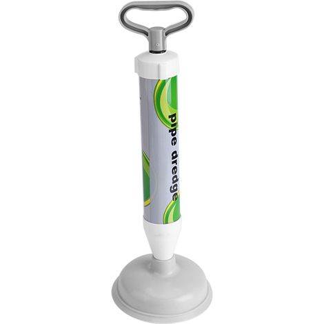 Ventouse de toilette manuelle - vert olive - outil de nettoyage d'évier (1/5)