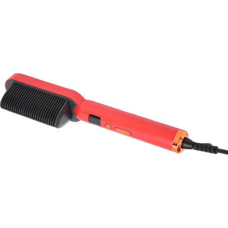 Haarglättungsbürste mit Negativ-Ionen-Kamm, Verbrühungsschutz, beheizte Stylingbürste, Lockenstab für professionelle Salons und Zuhause, EU-Stecker 220 V (1/5)