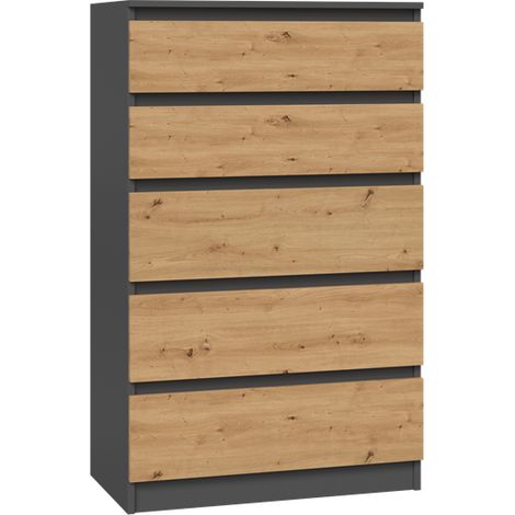 Cassettiera artigianale Malwa M5 color antracite
