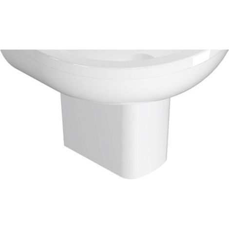 Ceramica Globo Grace semicolonna per lavabo sospesa bianco lucido codice prod: GRSN5BI