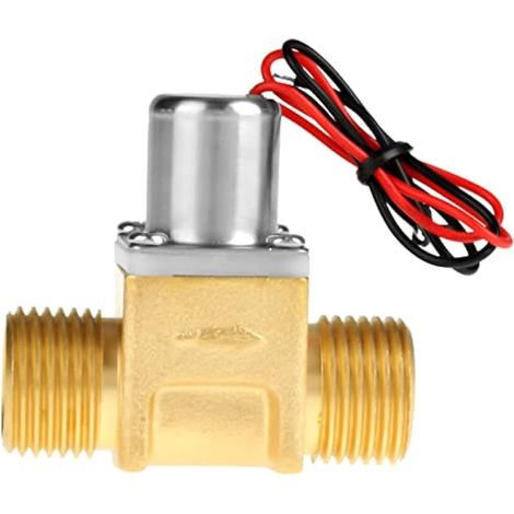 Vanne à Eau Dc 4.5V 1/2 Vanne électromagnétique à Impulsion de Débit D'eau électrovanne en Laiton (1/3)