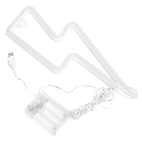Lampe Néon LED Décorative Murale Moderne pour Salon Maison Anniversaire Fête, Panneau Lumineux Flexible, Éclairage Ambiance Tendance (1/5)