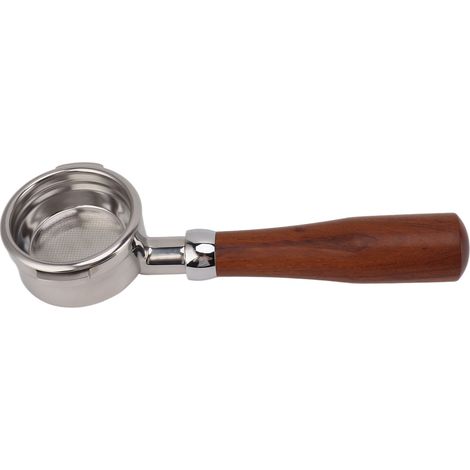58-mm-Siebträger ohne Boden, doppelseitiger Edelstahlgriff, abnehmbares Zubehör für Breville 9 Series E Circle Rosewood Kaffeemaschinen (1/5)