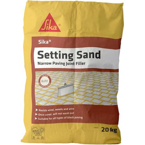 Everbuild SKSANDBF20 Sika Setting Sand Buff 20kg EVBSANDBF20