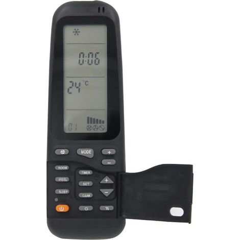 Télécommande Universelle pour Climatiseur Electra/Airwell/Emailair/Elco RC-3, Air Conditioner Télécommande de Remplacement - Noir (1/4)