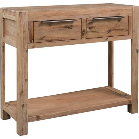 Table console,Table d'entrée 82x33x73 cm Bois d'acacia massif ASD92143 (1/5)