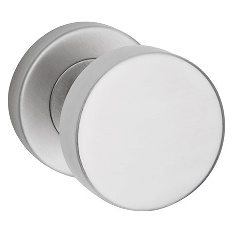 Pomo redondo fijo, individual, de acero inoxidable SGO