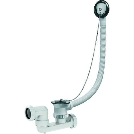 Valentin – Vidage baignoire à chaînette orientable – Sortie mâle 1”1/2 avec écrou et joint américain – Débit 37 l/mn (1/7)